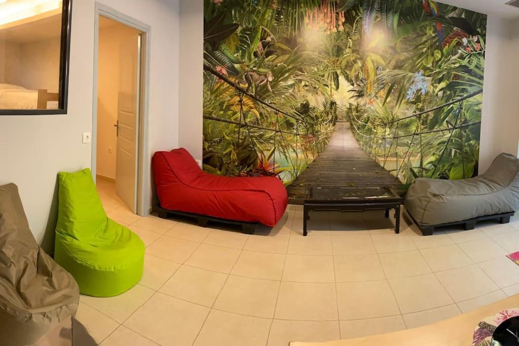 Villa Αρέθουσα Jungle Τριάρι 65Τμ. Chalkís Exterior foto